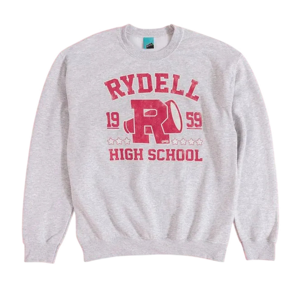 Grey - Front - Grease Unisex Adult Rydell High School Sweatshirt