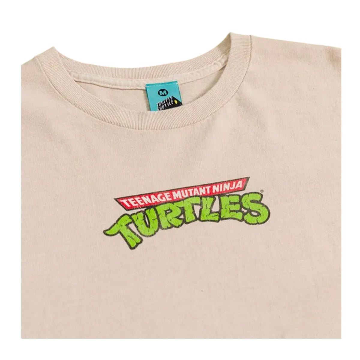 Natural - Side - Teenage Mutant Ninja Turtles Unisex Adult Vintage Wash T-Shirt
