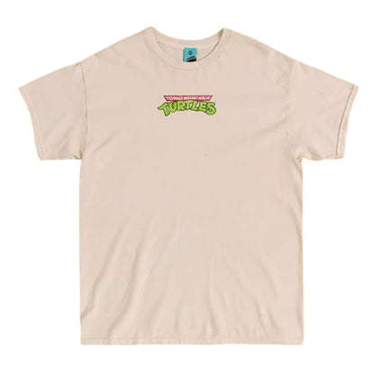 Natural - Front - Teenage Mutant Ninja Turtles Unisex Adult Vintage Wash T-Shirt