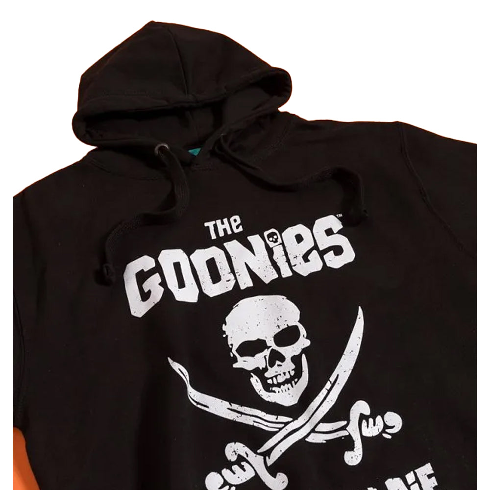 Black - Side - The Goonies Unisex Adult Never Say Die Hoodie