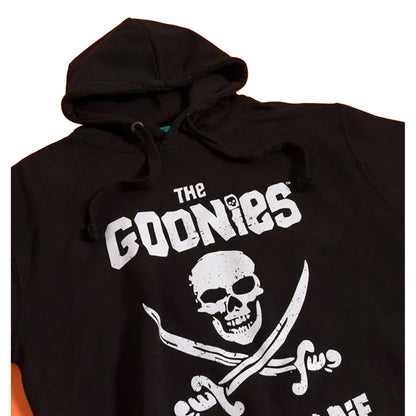 Black - Side - The Goonies Unisex Adult Never Say Die Hoodie