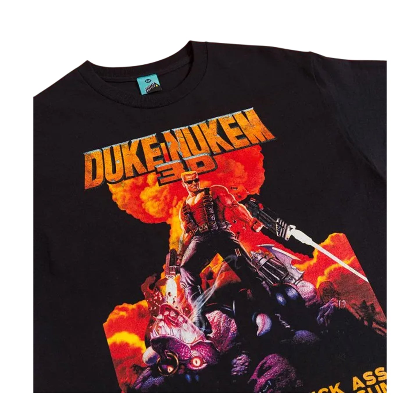 Black - Side - Duke Nukem 3D Unisex Adult T-Shirt