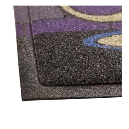 Multicoloured - Back - Labyrinth Recycled PVC Worm Ello Door Mat