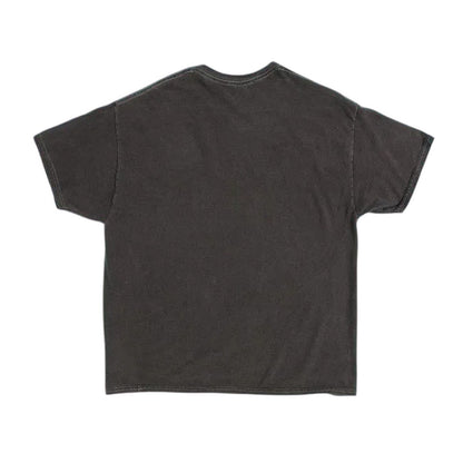 Charcoal - Back - Pingu Unisex Adult The Noot Noot World Tour Vintage Wash T-Shirt