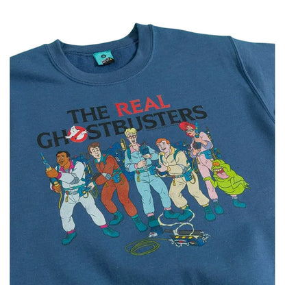 Indigo Blue - Side - The Real Ghostbusters Unisex Adult Sweatshirt