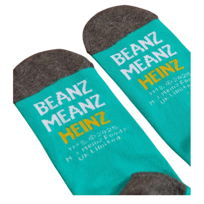 Green - Side - Heinz Unisex Adult Baked Beans Socks