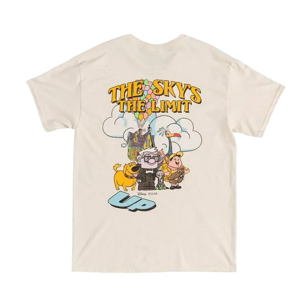 Natural - Back - Up Unisex Adult Characters Back Print T-Shirt