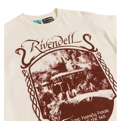 Beige - Side - The Lord Of The Rings Unisex Adult Rivendell T-Shirt