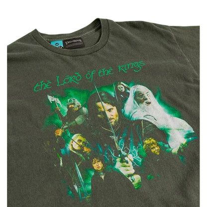 Forest Green - Side - The Lord Of The Rings Unisex Adult Heroes Vintage Wash T-Shirt