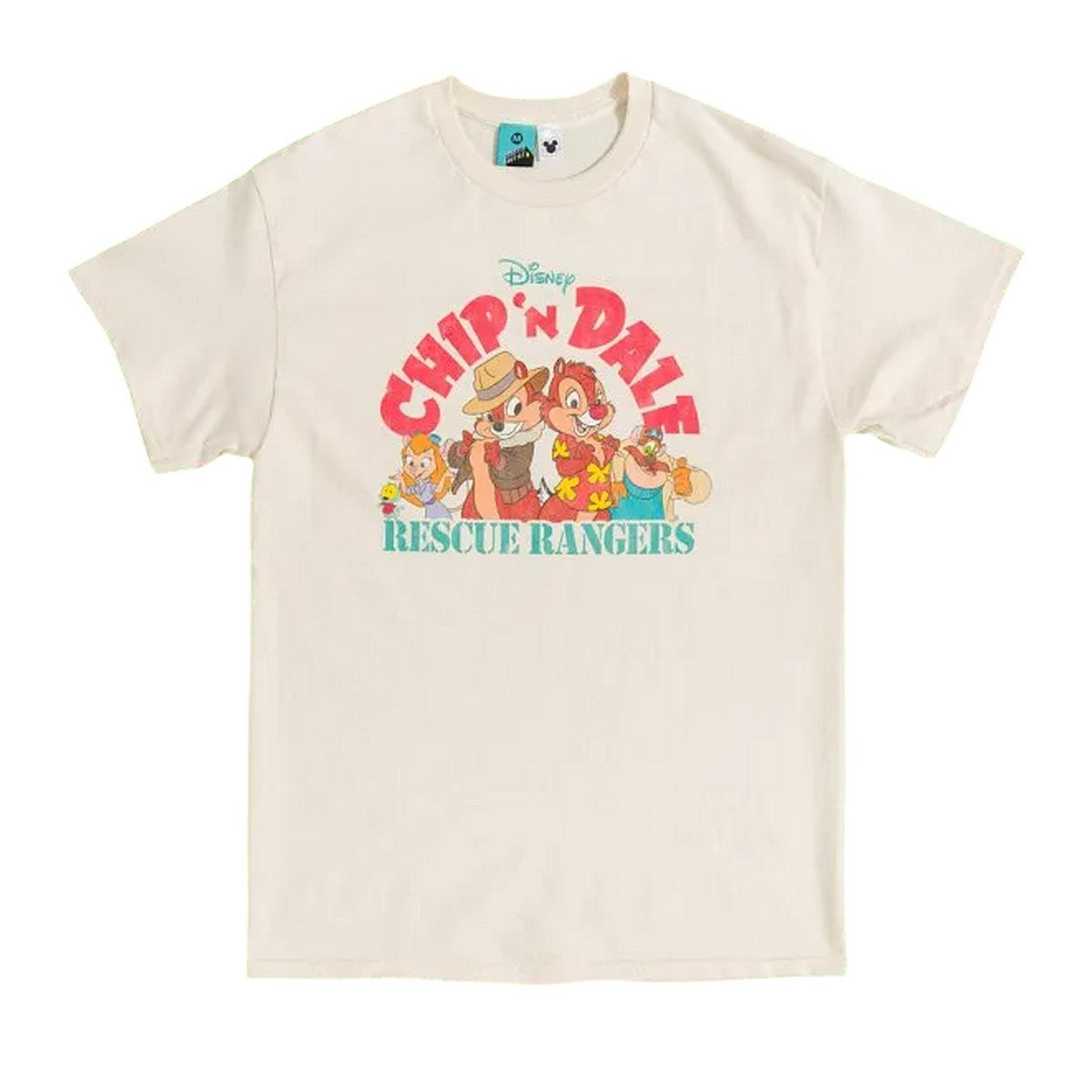 Natural - Front - Chip ´N´ Dale Unisex Adult Rescue Rangers T-Shirt