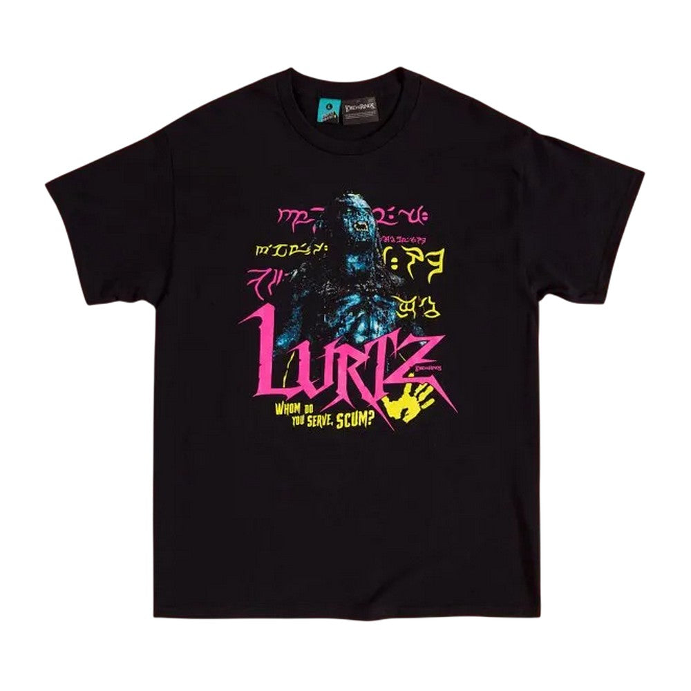 Black - Front - The Lord Of The Rings Unisex Adult Lurtz T-Shirt