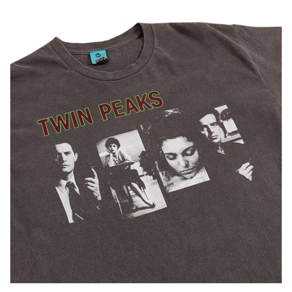 Charcoal - Side - Twin Peaks Unisex Adult Fire Walk With Me Vintage Wash T-Shirt
