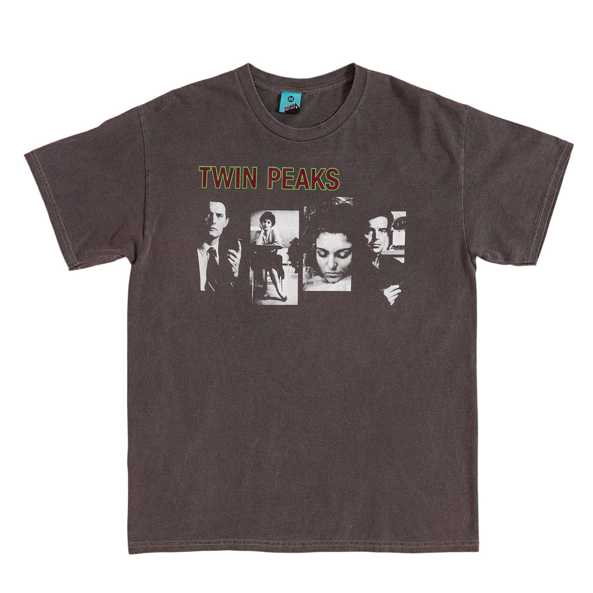 Charcoal - Front - Twin Peaks Unisex Adult Fire Walk With Me Vintage Wash T-Shirt
