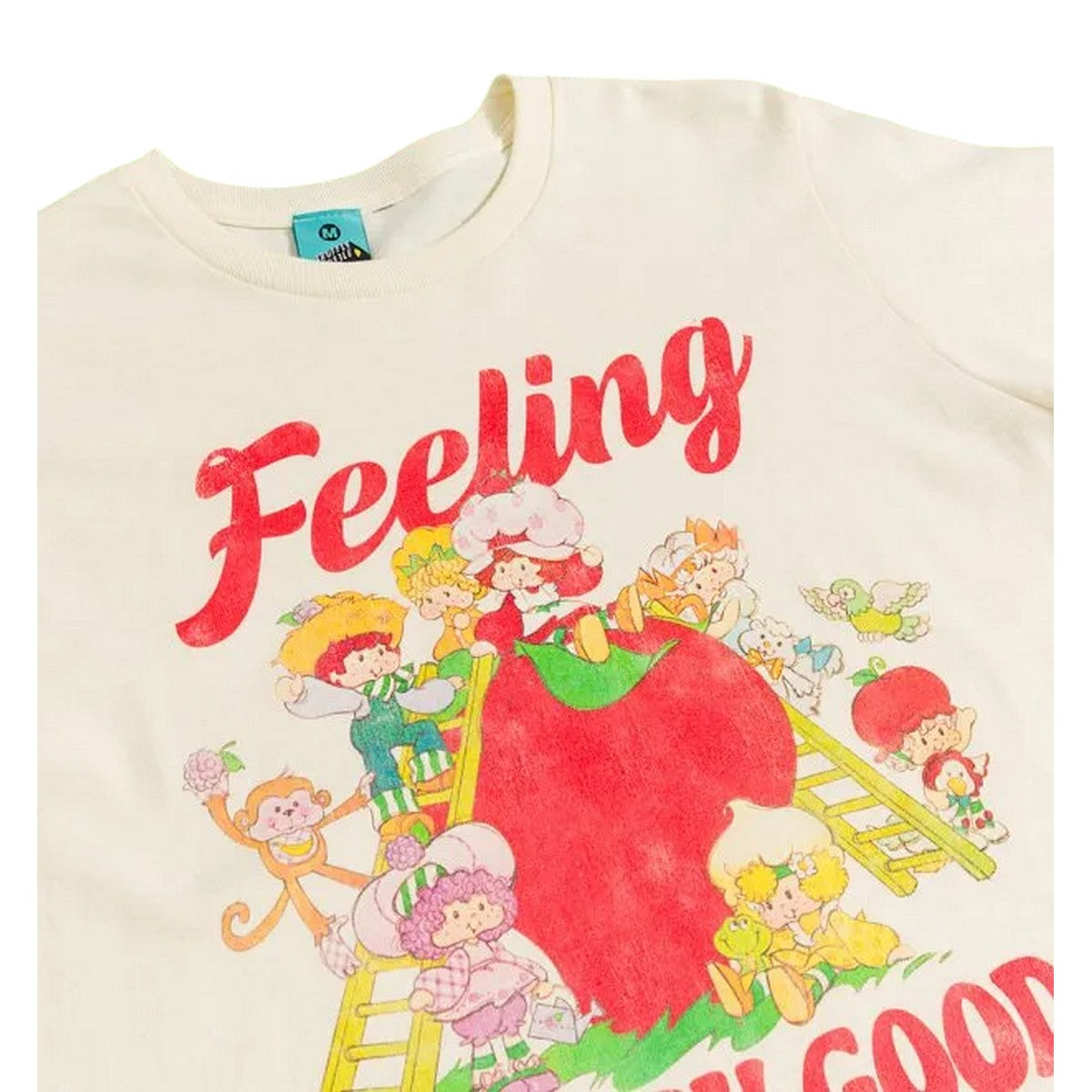 Beige - Side - Strawberry Shortcake Womens-Ladies Feeling Berry Good T-Shirt
