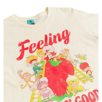 Beige - Side - Strawberry Shortcake Womens-Ladies Feeling Berry Good T-Shirt