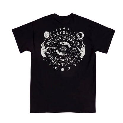 Black - Back - Truffle Shuffle Unisex Adult Spirit Board Back Print T-Shirt