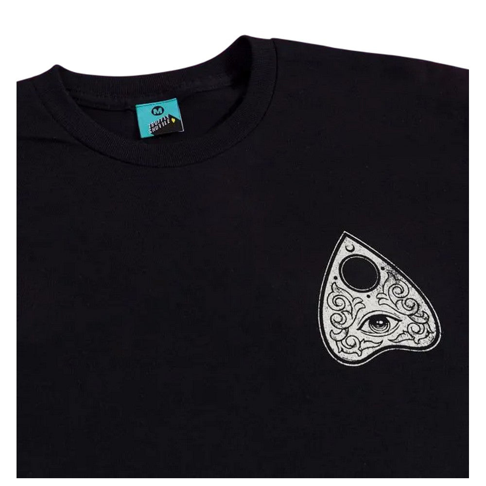 Black - Side - Truffle Shuffle Unisex Adult Spirit Board Back Print T-Shirt