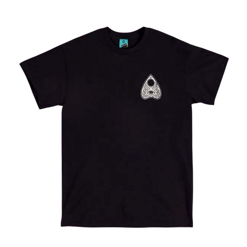 Black - Front - Truffle Shuffle Unisex Adult Spirit Board Back Print T-Shirt