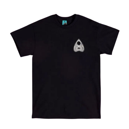 Black - Front - Truffle Shuffle Unisex Adult Spirit Board Back Print T-Shirt
