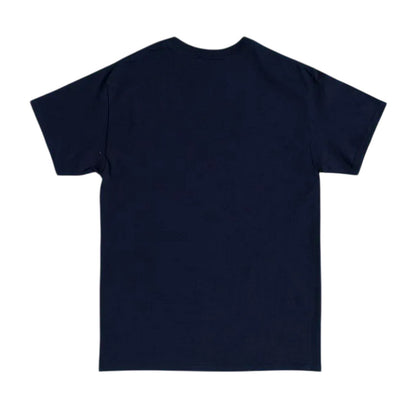Blue - Back - Wallace and Gromit Unisex Adult Cracking Adventures Since 1989 T-Shirt