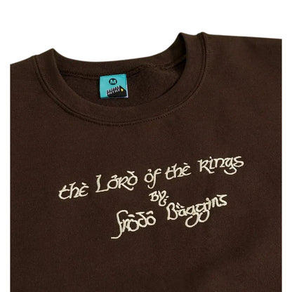Brown - Side - The Lord Of The Rings Unisex Adult By Frodo Frodo Sweatshirt