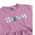 Violet - Side - Lilo & Stitch Womens-Ladies Embroidered Smock Dress