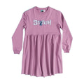 Violet - Front - Lilo & Stitch Womens-Ladies Embroidered Smock Dress