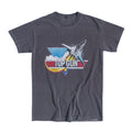 Black-Charcoal - Front - Top Gun Unisex Adult Retro Vintage Wash T-Shirt