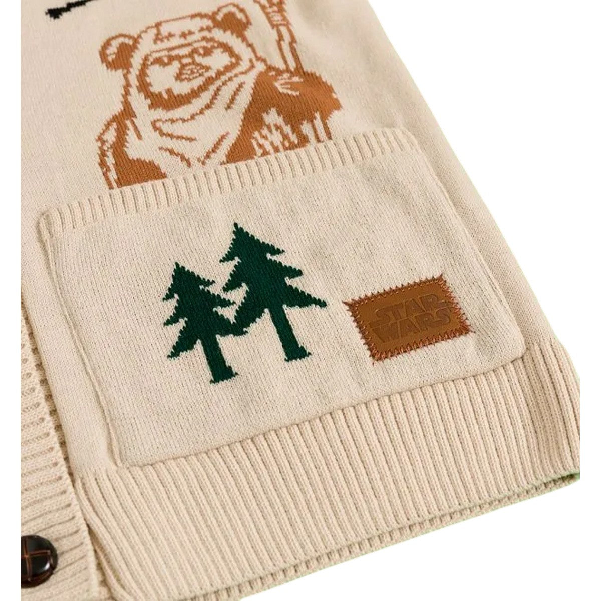 Beige - Lifestyle - Star Wars Unisex Adult Ewok Forest Cardigan