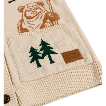 Beige - Lifestyle - Star Wars Unisex Adult Ewok Forest Cardigan