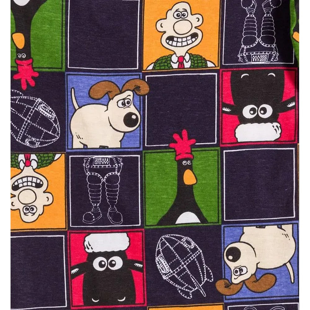 Multicoloured - Side - Wallace and Gromit Unisex Adult All-Over Print Lounge Pants