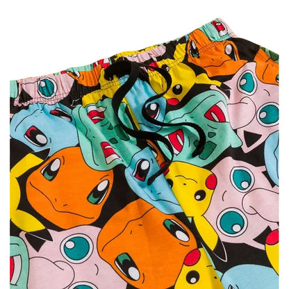Multicoloured - Back - Pokemon Mens All-Over Print Lounge Pants