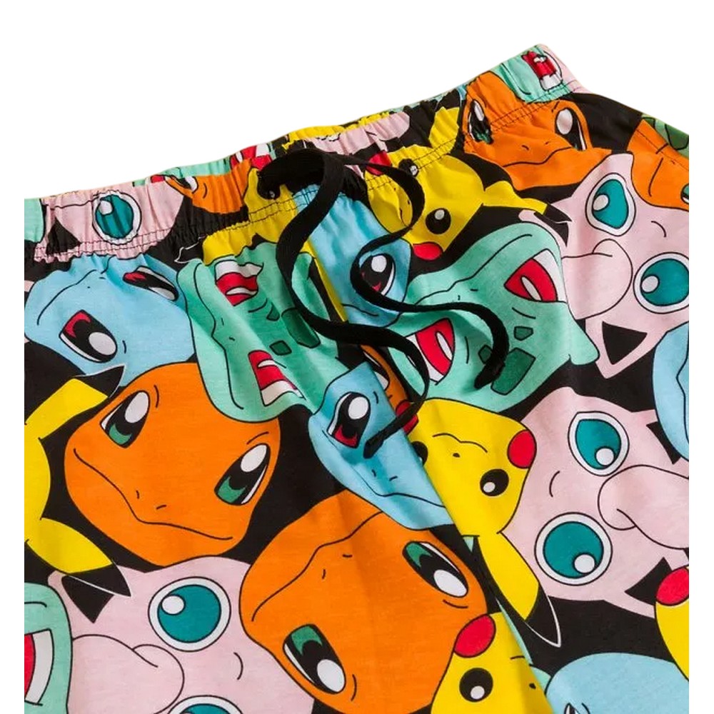 Multicoloured - Back - Pokemon Mens All-Over Print Lounge Pants