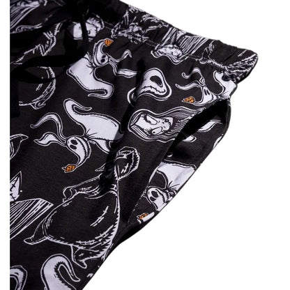 Black-Charcoal - Side - The Nightmare Before Christmas Mens Lounge Pants
