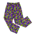 Purple-Green - Back - Teenage Mutant Ninja Turtles Mens Wall Lounge Pants