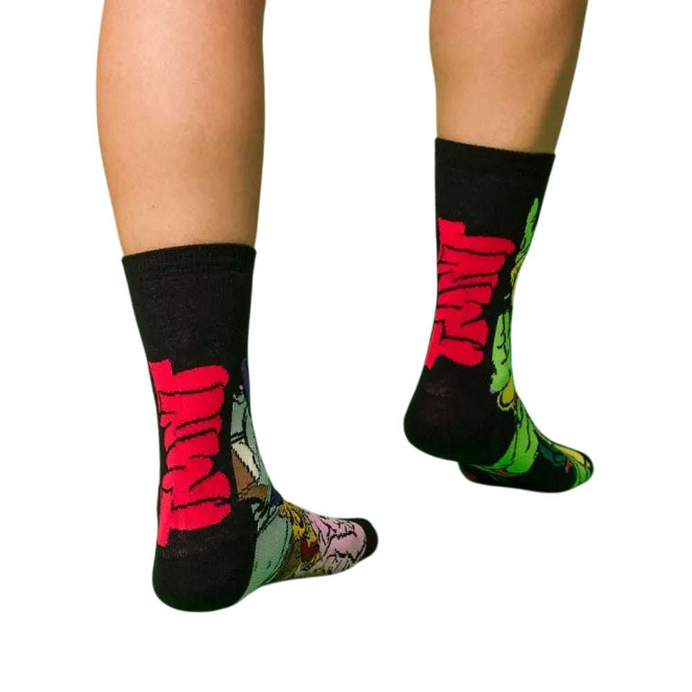 Multicoloured - Pack Shot - Teenage Mutant Ninja Turtles Unisex Adult Heroes And Villains Crew Socks