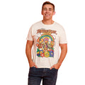 Ecru - Side - Fraggle Rock Unisex Adult Rainbow T-Shirt