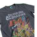 Navy Marl - Side - Dungeons & Dragons Unisex Adult Cartoon T-Shirt