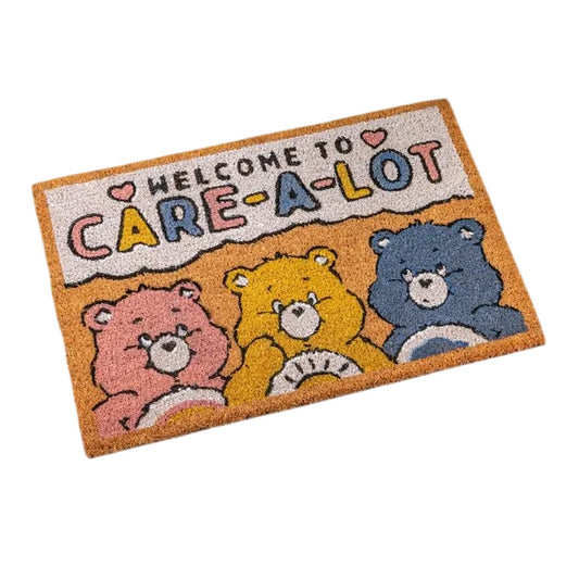 Multicoloured - Front - Care Bears Care A Lot Door Mat