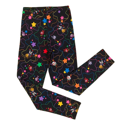 Navy - Front - Rainbow Brite Womens-Ladies Stars Leggings