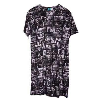 Black - Front - Labyrinth Womens-Ladies Movie Reel Smock Dress
