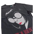 Charcoal - Side - Incredibles Womens-Ladies Fashion Darling Edna Mode Washed T-Shirt Dress