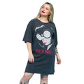 Charcoal - Lifestyle - Incredibles Womens-Ladies Fashion Darling Edna Mode Washed T-Shirt Dress