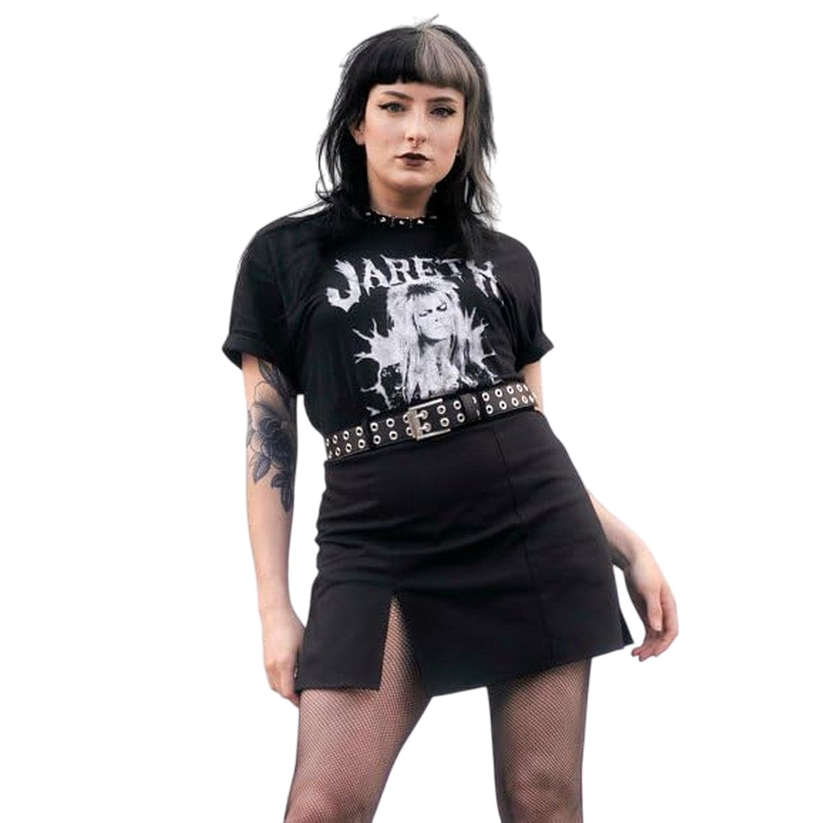 Black - Lifestyle - Labyrinth Unisex Adult The Goblin King Tour Back Print T-Shirt