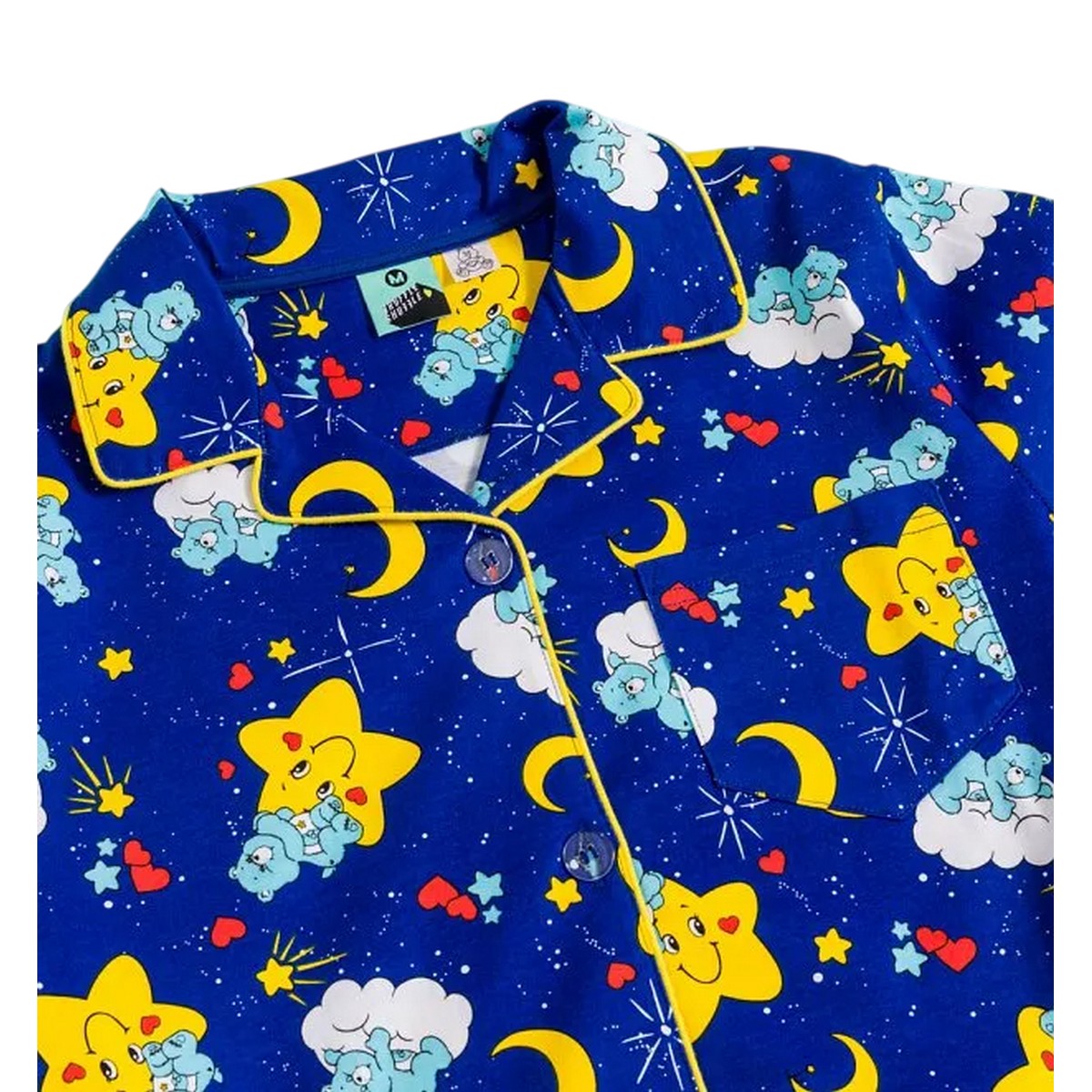 Blue - Lifestyle - Care Bears Womens-Ladies Retro Long Pyjama Set