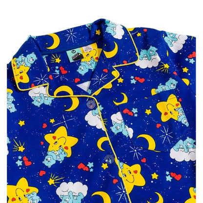 Blue - Lifestyle - Care Bears Womens-Ladies Retro Long Pyjama Set