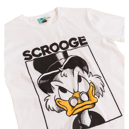 White - Side - DuckTales Unisex Adult Scrooge McDuck T-Shirt
