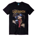 Black - Front - Labyrinth Unisex Adult The Worm Wall T-Shirt