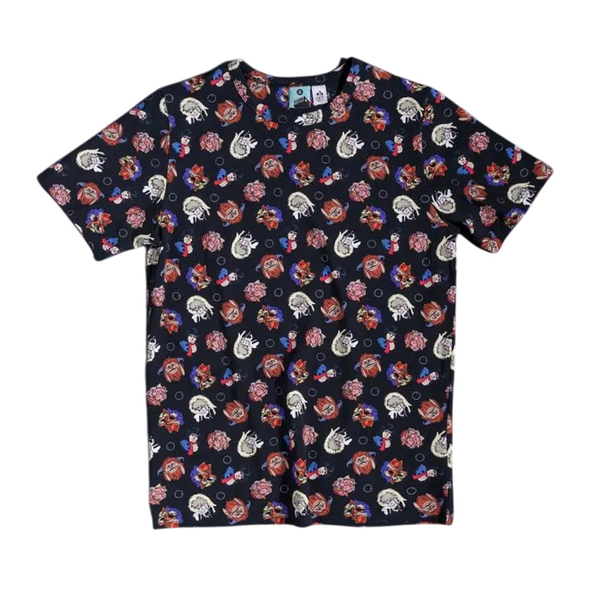 Black - Front - Labyrinth Unisex Adult Friends All-Over Print T-Shirt