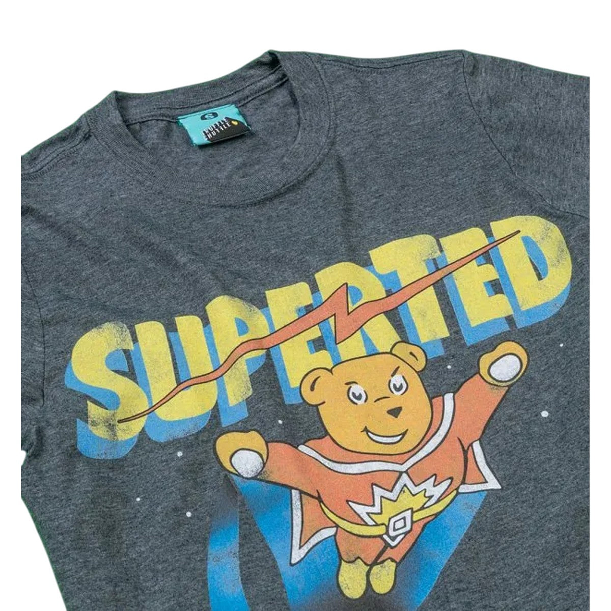 Charcoal - Back - SuperTed Unisex Adult T-Shirt